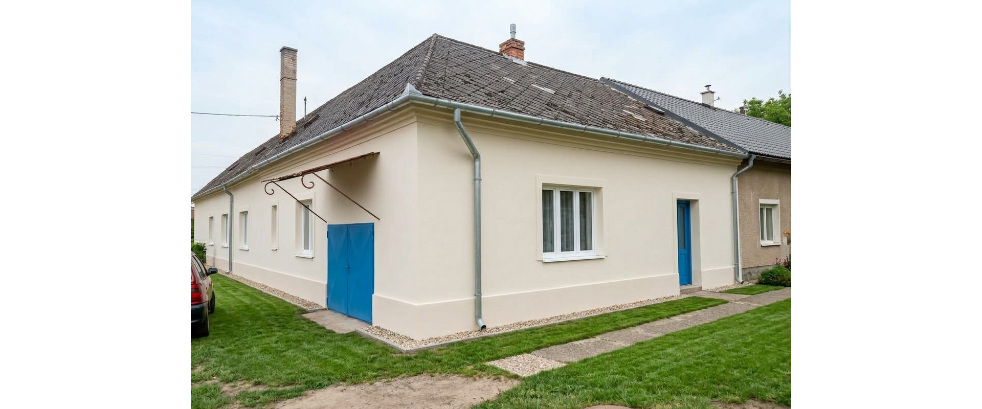 Rodinný dom na predaj s dvorom a 2 vstupmi NADŠTANDARD