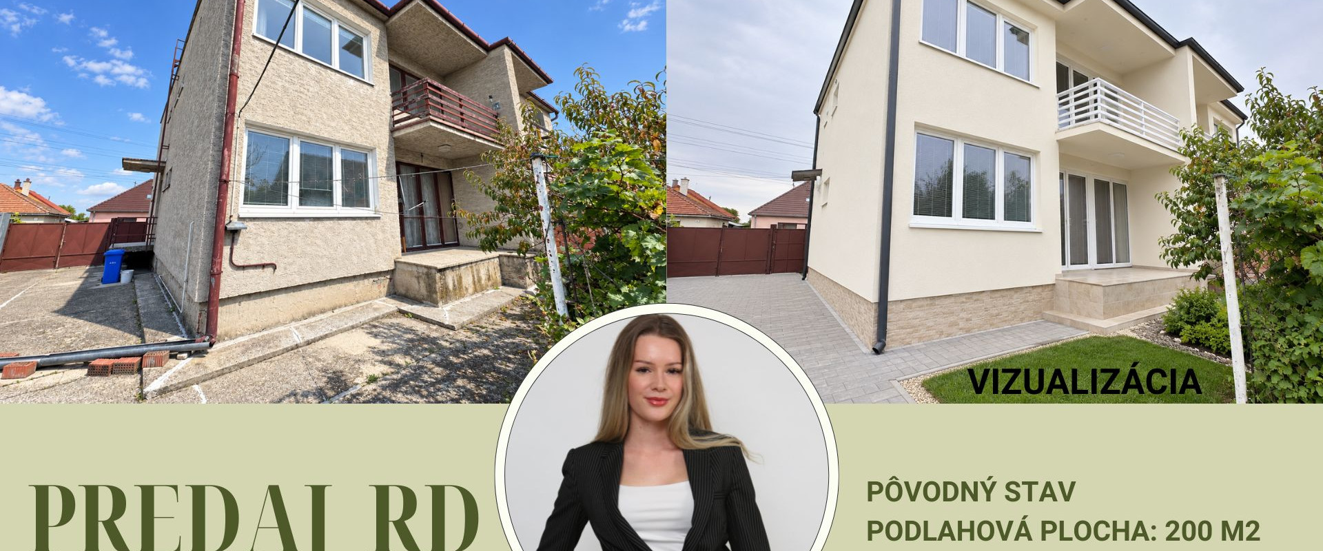 NA PREDAJ RODINNÝ DOM NA REKONŠTRUKCIU