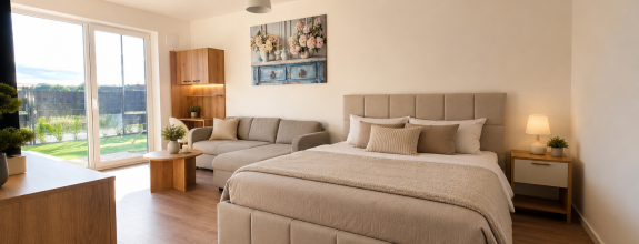 1-izbový byt so záhradou 87 m² | Dvorníky