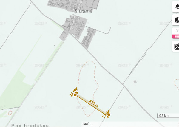 Pozemok 10.074 m2 s prístupom - Most p. BA - Studené | JKV REAL