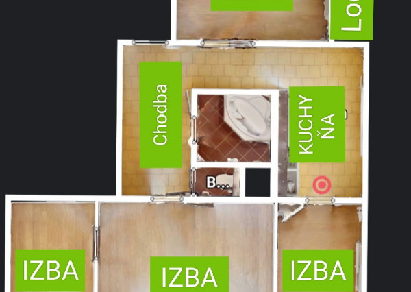 Predám 4 izbový byt - Ďumbierska