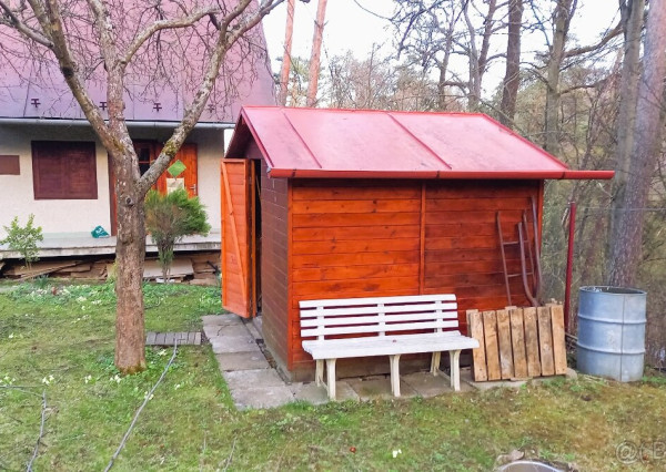 Záhradná murovaná chata, 500m2 pozemok, Čermelské prielohy