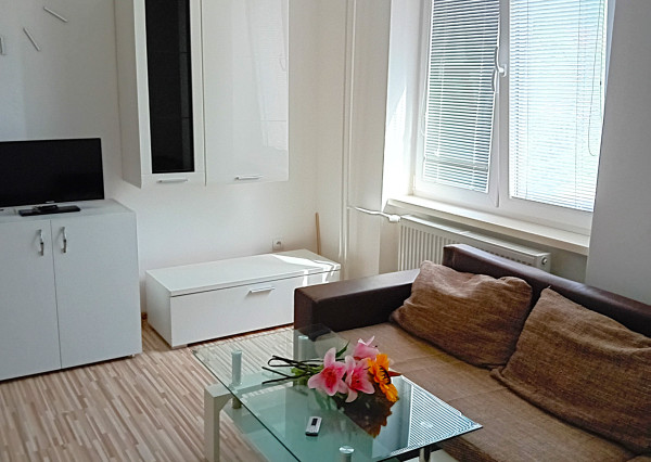 Zariadený 2 izbový byt s balkónom