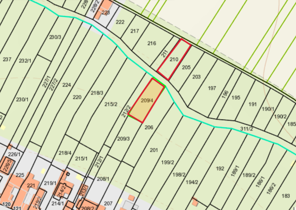 NA PREDAJ POZEMKY, obec Košolná