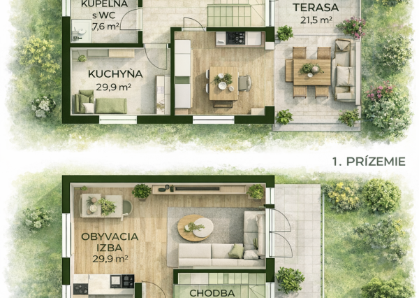 Rodinný dom 🏡 Cabaj krásny 2024 skolaudovaný v tichej časti