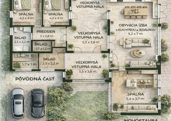 Výnimočný rodinný dom Golianovo na predaj - novostavba