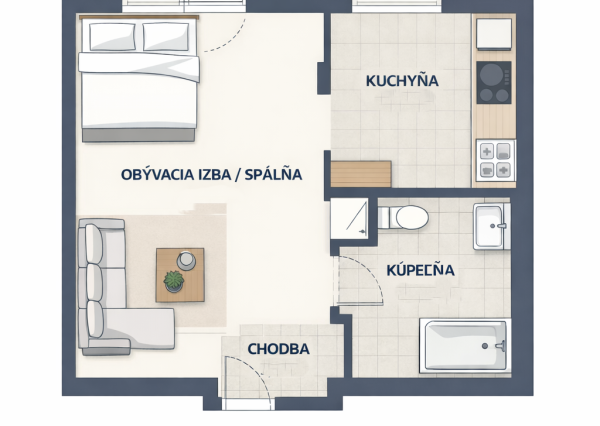 Na predaj skvelý investičný 1i byt v Ružinove!