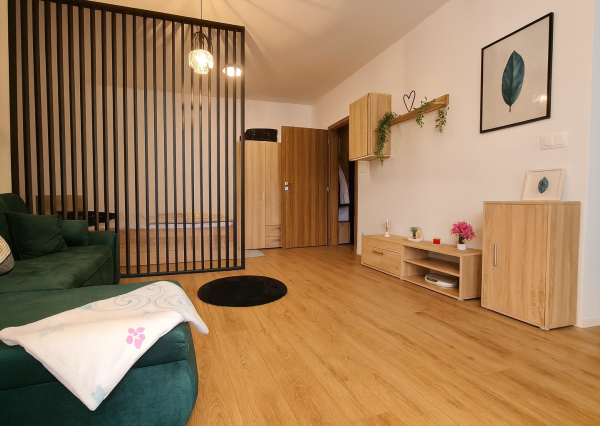 1-izbový byt v NADŠTANDARDE s predzáhradou 50 m² - 8km od HC