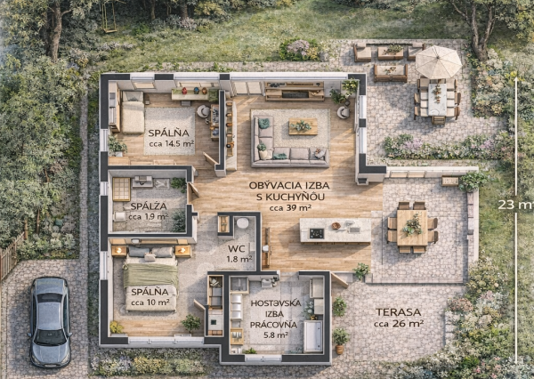 Rodinný dom Jarok, krásny architektonický,top tichá lokalita