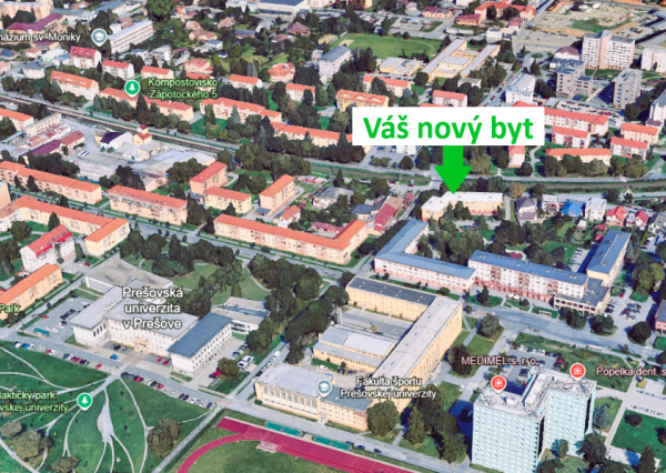 Na predaj 2. izbový investičný byt v Prešove