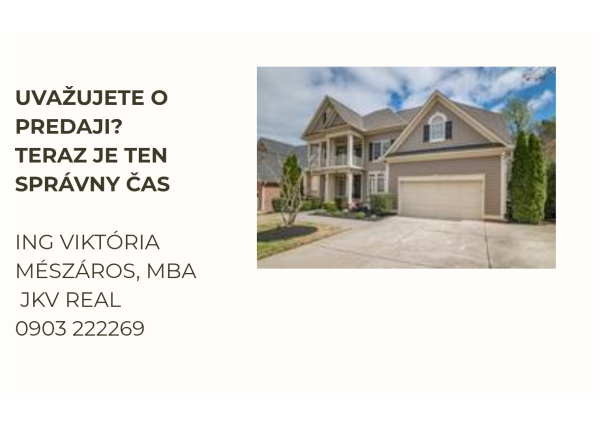 Rozmýšľate nad predajom domu/bytu? Teraz je ten správny čas