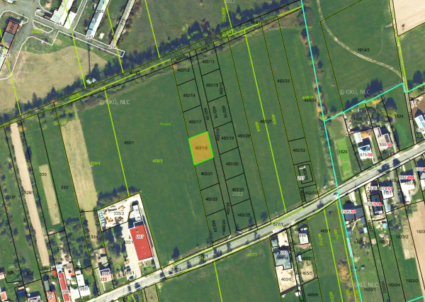 Na predaj stavebný pozemok - 570 m² v obci Kamenná Poruba.