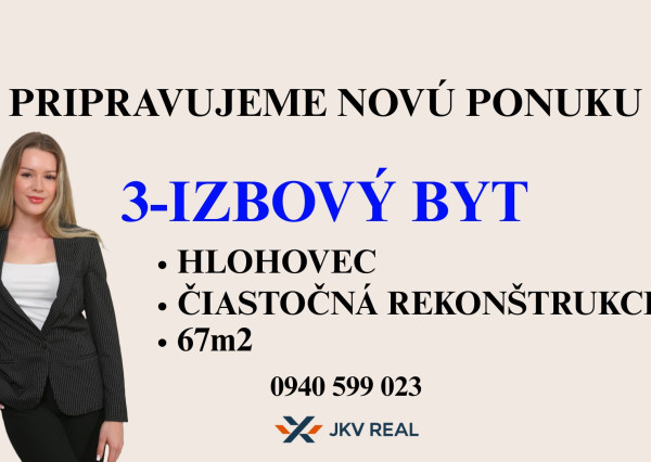 Predaj 3-izbového bytu po čiastočnej rekonštrukcií