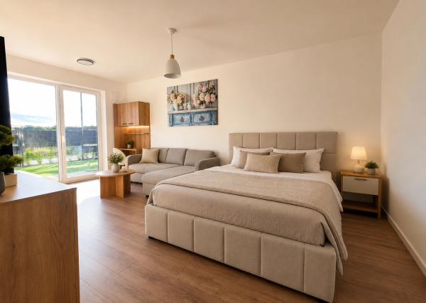 1-izbový byt so záhradou 87 m² | Dvorníky