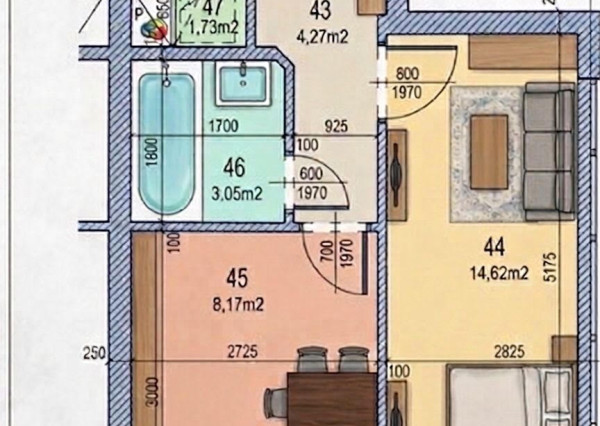 Na predaj 1-izbový byt s balkónom na Kazanskej ulici