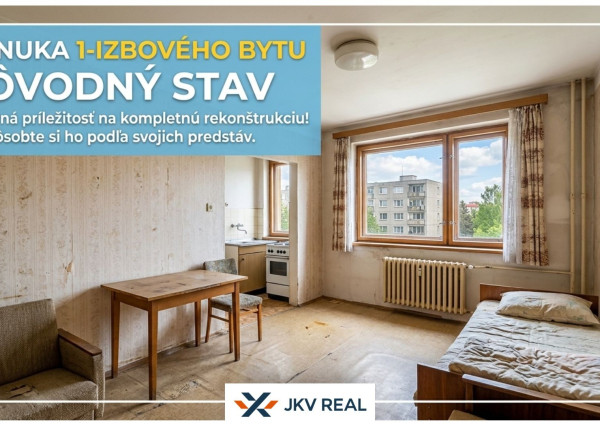 Priestranný 1,5-izbový byt s balkónom