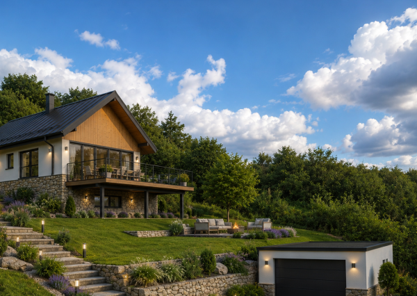 POZEMOK vhodný na výstavbu NA PREDAJ– 598 m² v obci Porúbka.