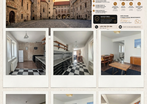 🏰 2-IZBOVÝ BYT V SRDCI HISTORICKEJ NITRY | 72 m²| 185 000 €